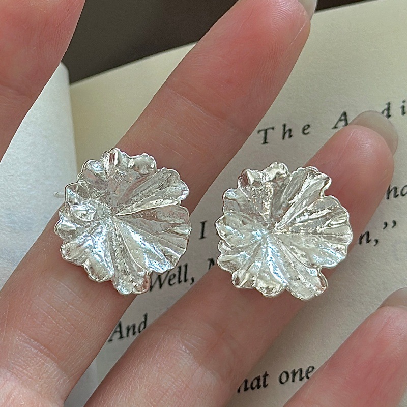 Retro Vintage Korean Fashion - S925 Sterling Silver Minimalist Retro Earrings