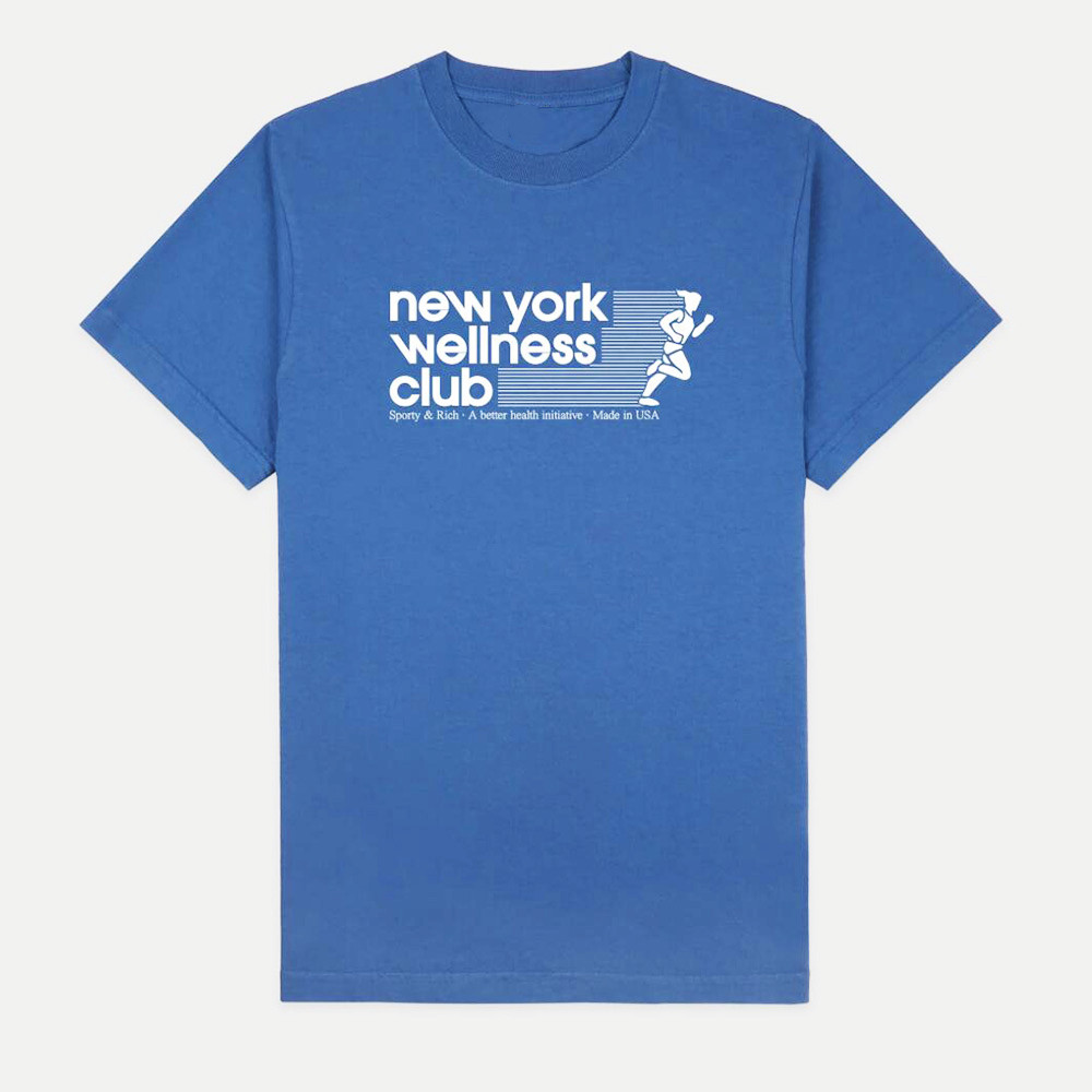 Vintage Fashion Club - New York Wellness Club Letters Printed