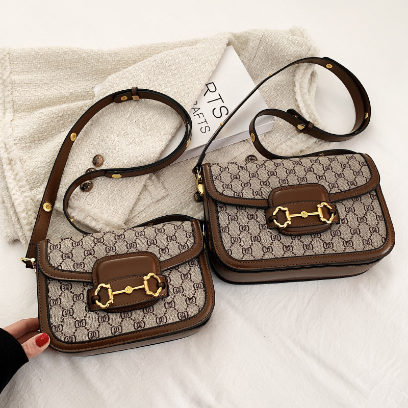 Vintage Fashion Paris - Ladies Genuine Leather Saddle Bag Classic