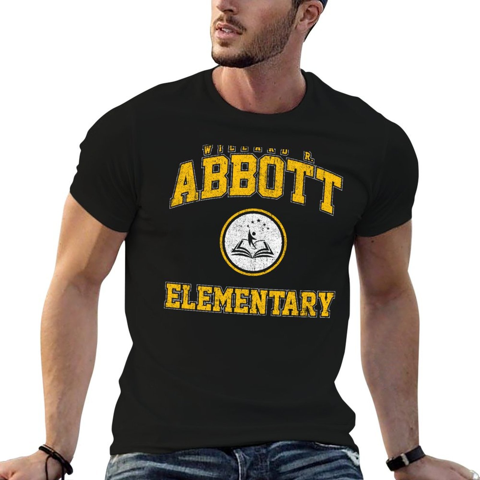 Vintage Fashion Archive - Abbott Elementary T-Shirt blue archive korean
