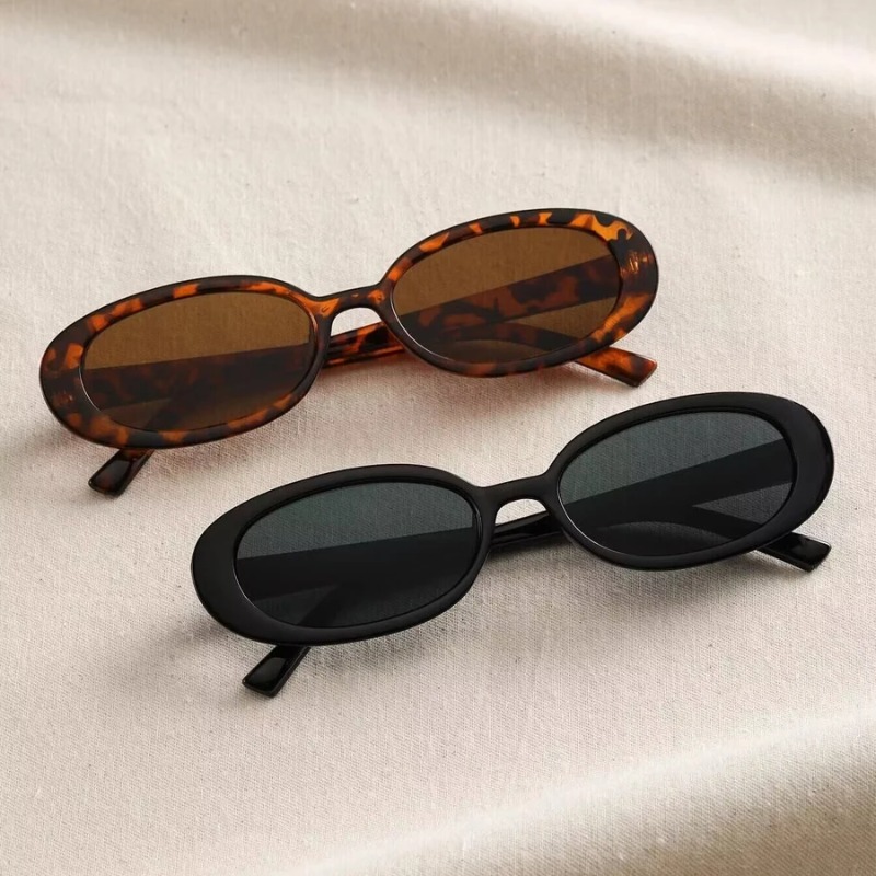 Vintage Fashion Glasses - Vintage Oval Sunglasses Women Luxury Brand