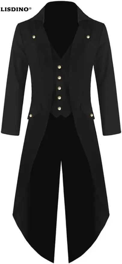 Mens Steampunk Gothic Jacket V - Vintage Trench Coat review and price