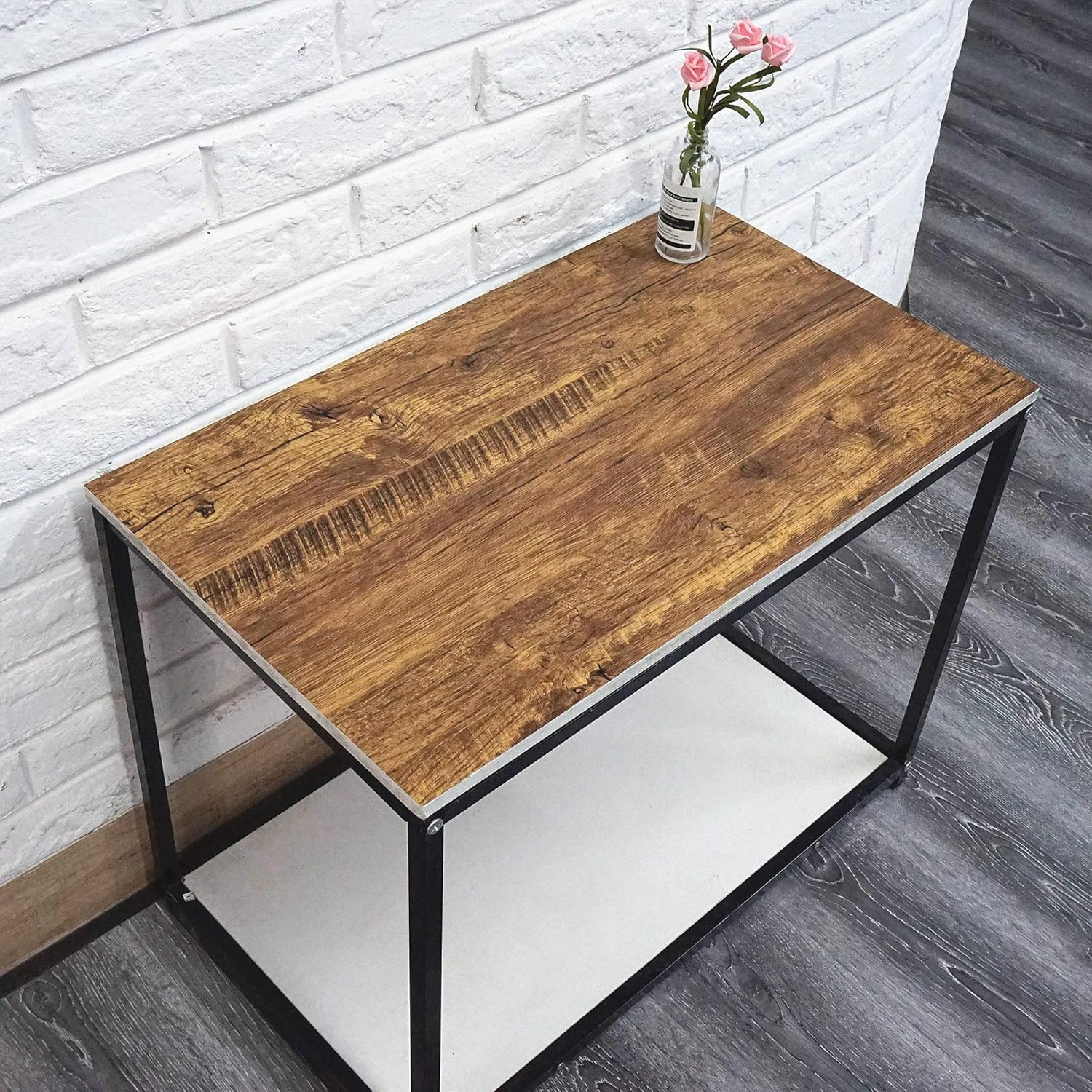 Black Wood Grain Thickening Wa - Vintage Fashion Wallpaper review and price