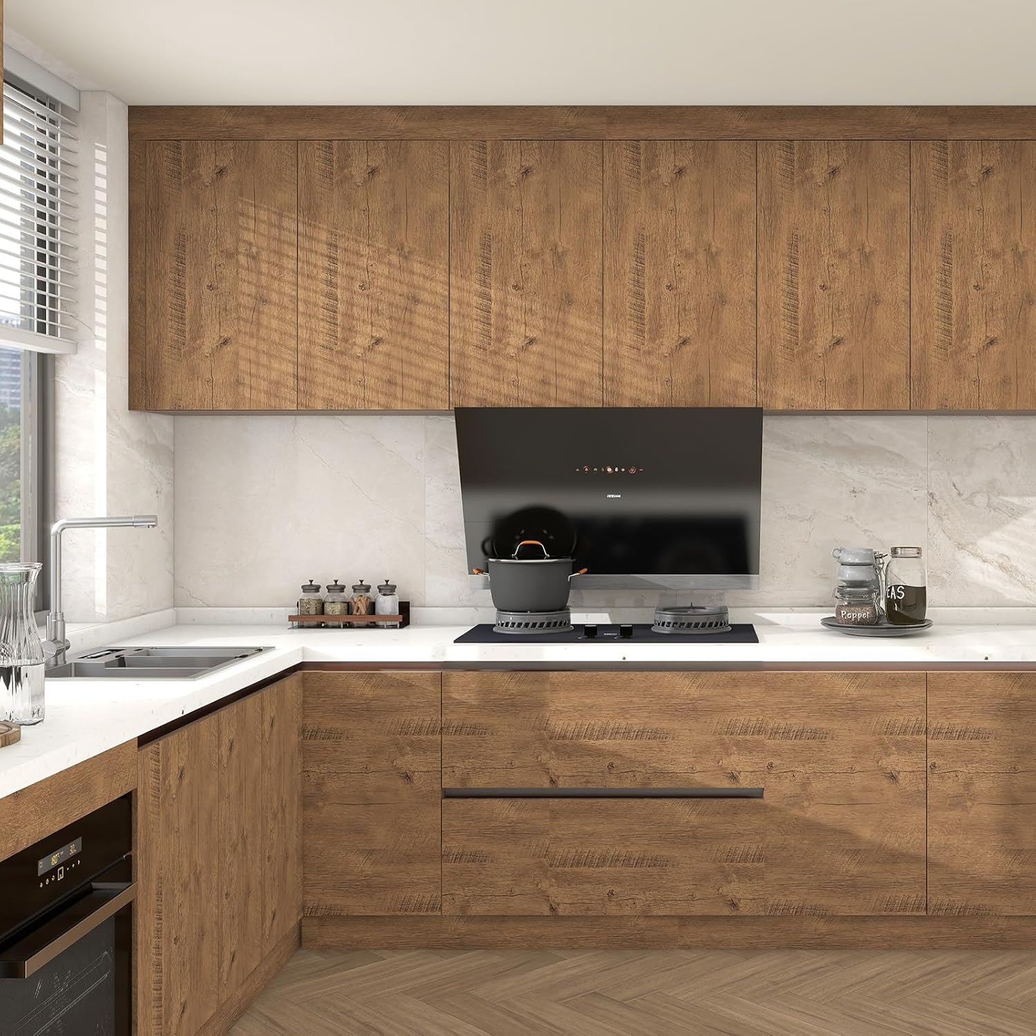 Wood Grain Contact Paper Brown - Vintage Fashion Wallpaper review and price