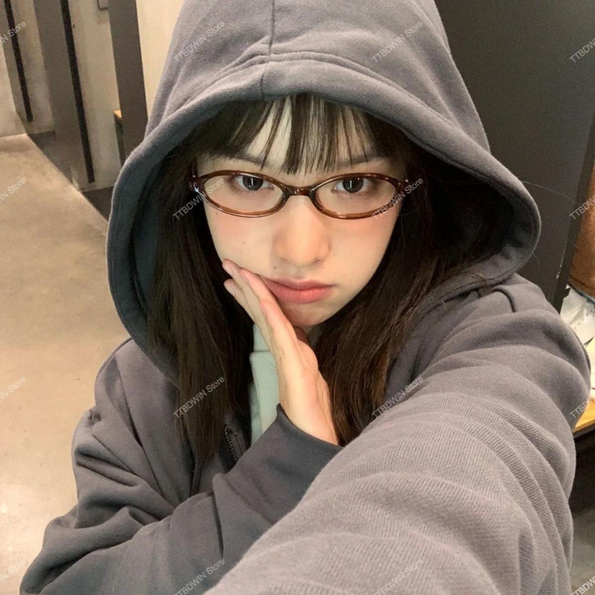 1/2Pcs Retro Glasses Women Gir - Retro Vintage Korean Fashion review and price