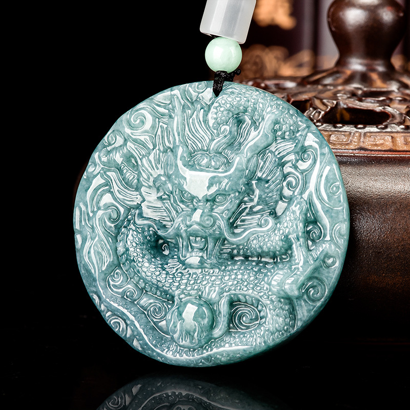 Burmese Jadeite Dragon Pendant - Vintage Fashion Accessories review and price