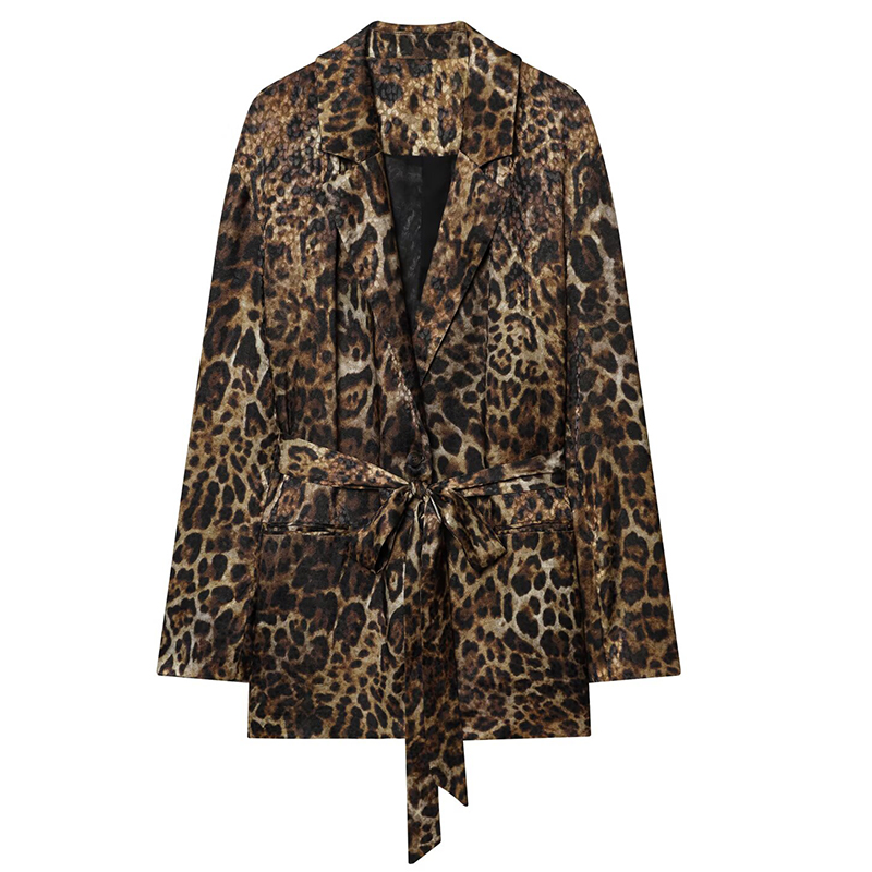HXAO Leopard Pants Sets 2 Piec - Vintage Trench Coat review and price