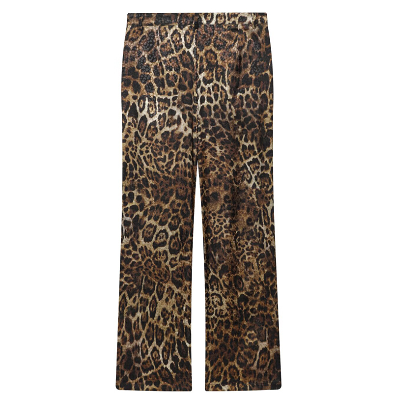 HXAO Leopard Pants Sets 2 Piec - Vintage Trench Coat review and price