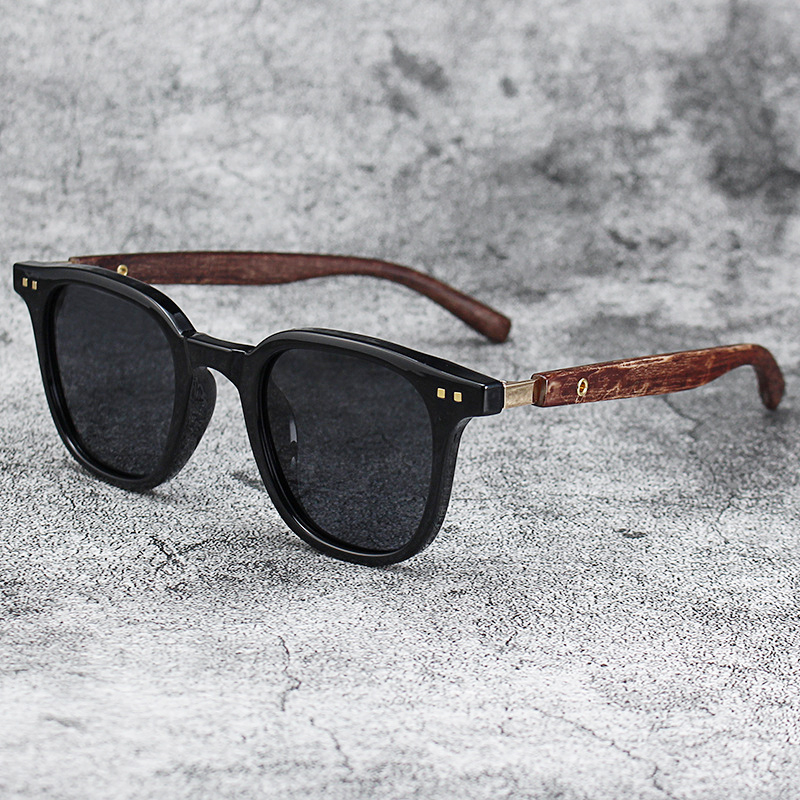 Trendy Men Vintage Wooden Fram - Vintage Fashion Glasses review and price