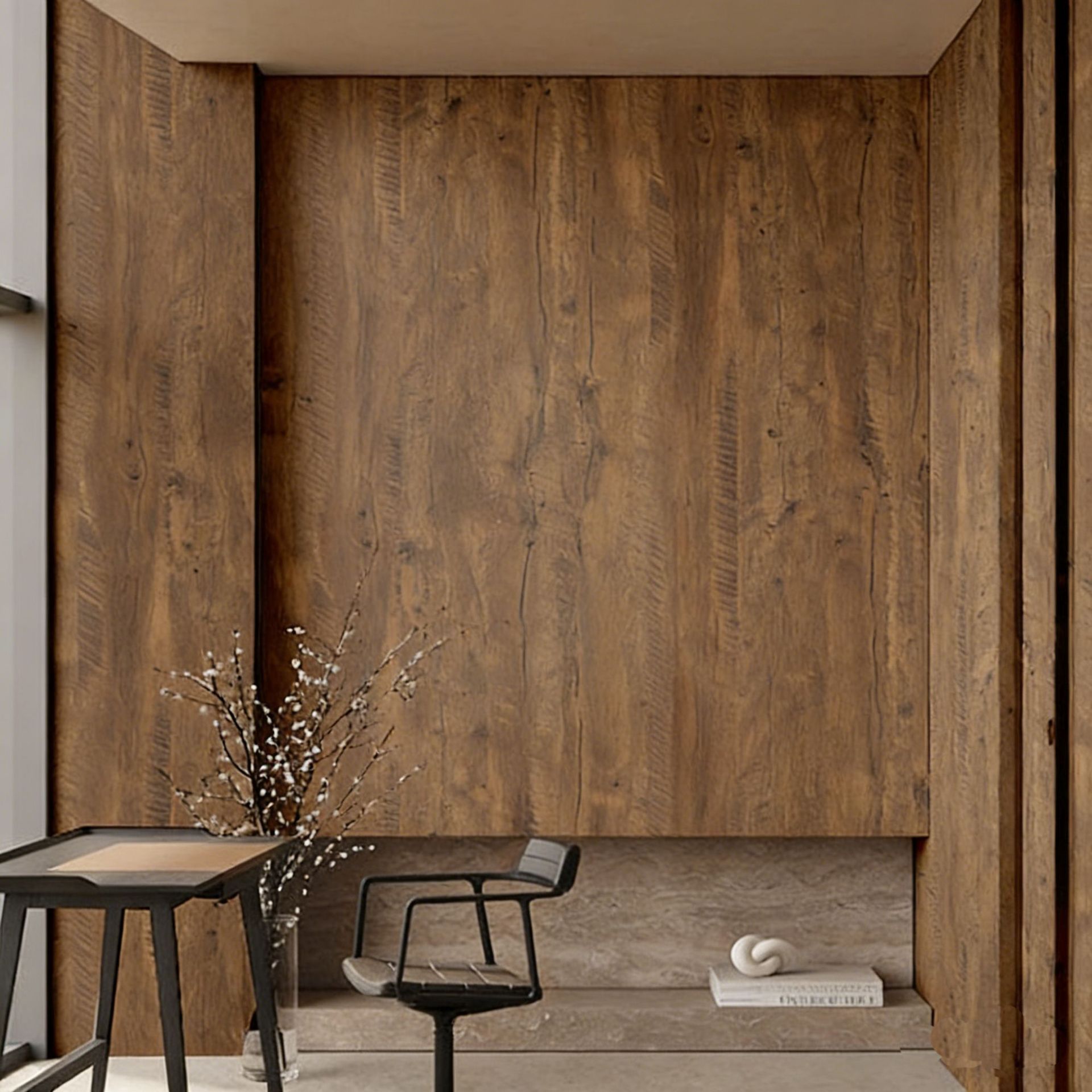 Wood Grain Self Adhesive Wallp - Vintage Fashion Wallpaper review and price