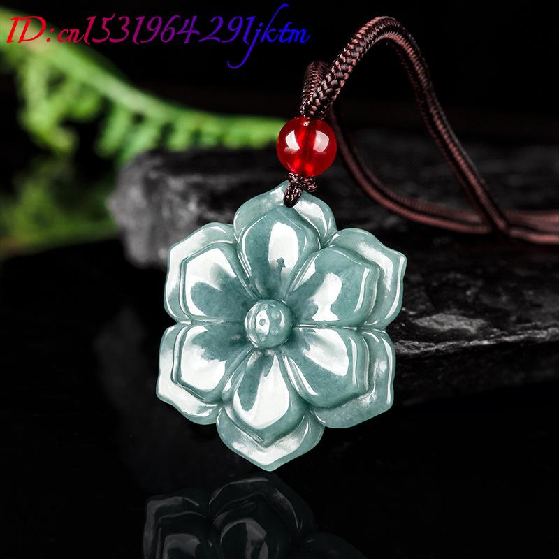 Burmese Jadeite Flower Pendant - Vintage Fashion Accessories review and price
