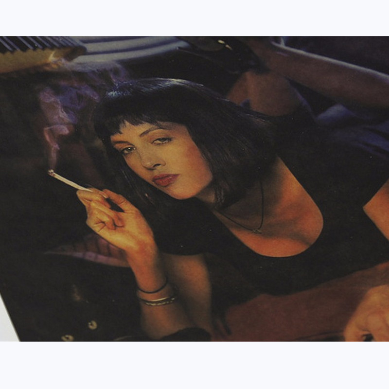 Pulp Fiction Vintage Poster Re - Vintage Fashion Wallpaper review and price