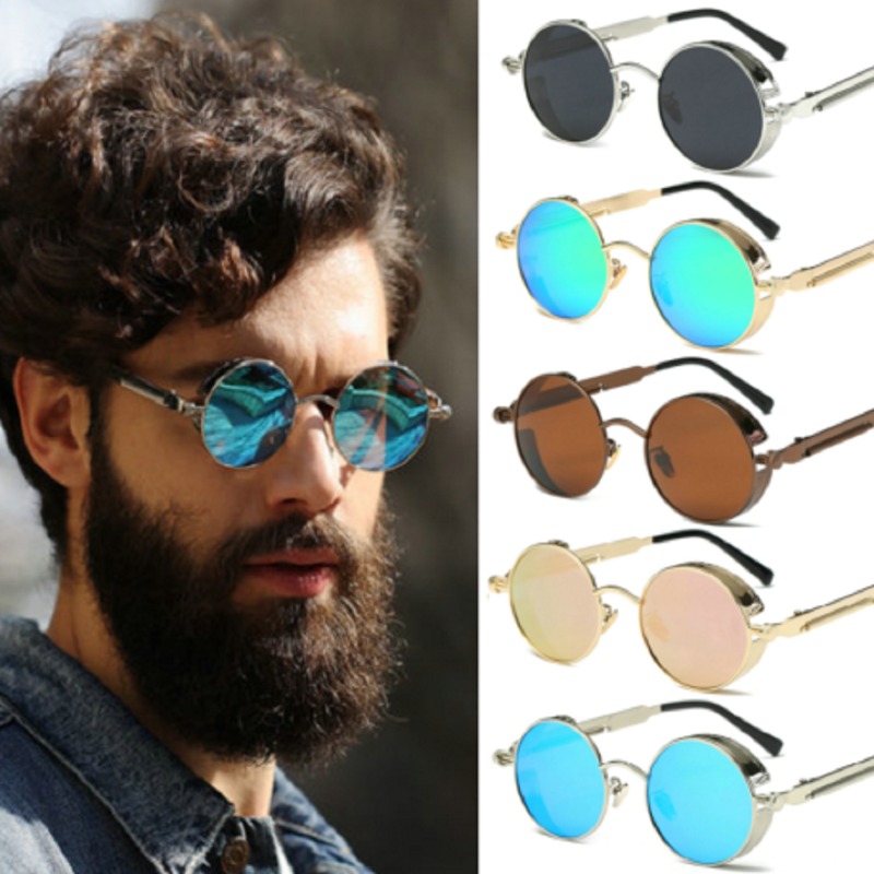 Metal Steampunk Sunglasses Men - Vintage Fashion Glasses review and price