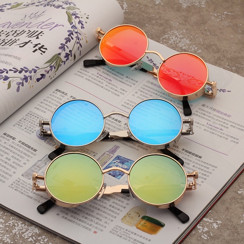 Metal Steampunk Sunglasses Men - Vintage Fashion Glasses review and price
