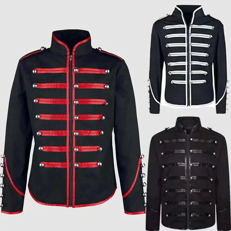 Men's Steampunk Rockstar Jacke - Vintage Trench Coat review and price