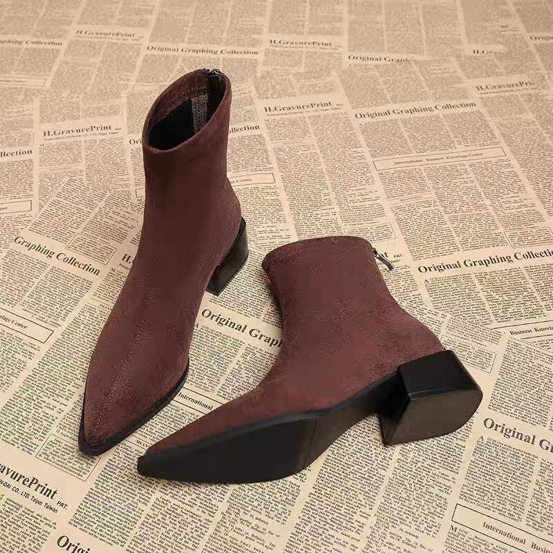 New Low Heel Women Mordern Ank - Vintage And Modern Fashion review and price
