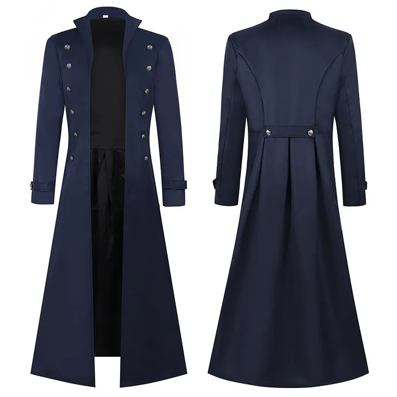 Medieval Men's Pirate Costume  - Vintage Trench Coat review and price