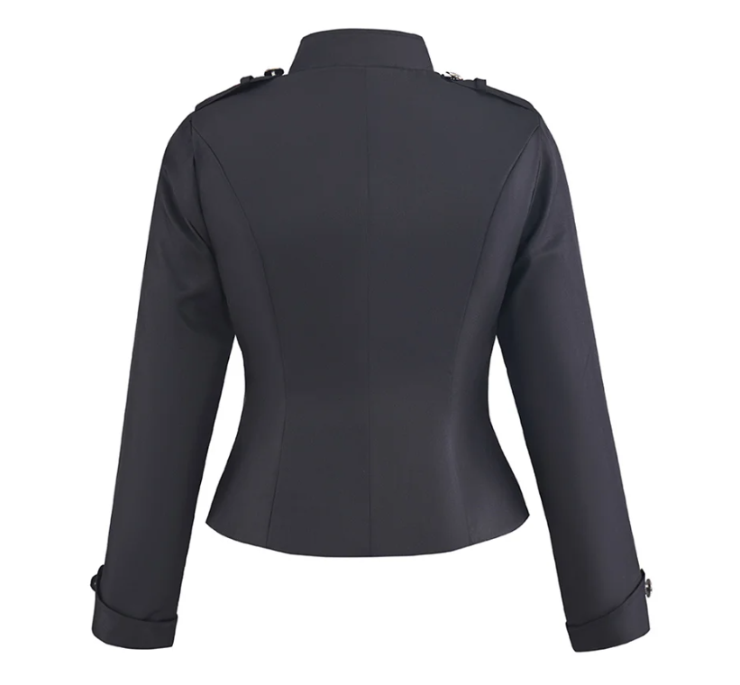 Women gothic punk jacket Slim  - Vintage Trench Coat review and price