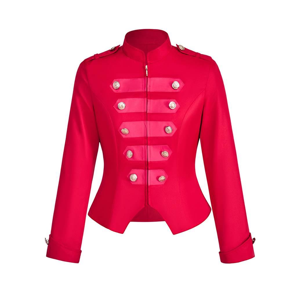 Women gothic punk jacket Slim  - Vintage Trench Coat review and price