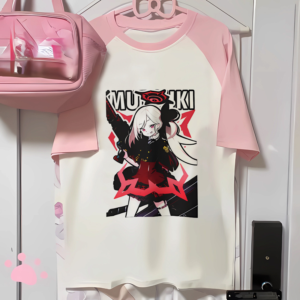 Blue Archive top tees girl vin - Vintage Fashion Archive review and price