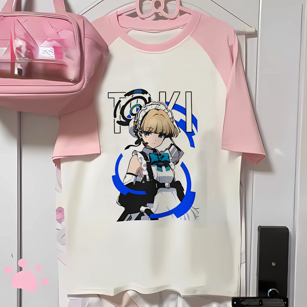 Blue Archive top tees girl vin - Vintage Fashion Archive review and price