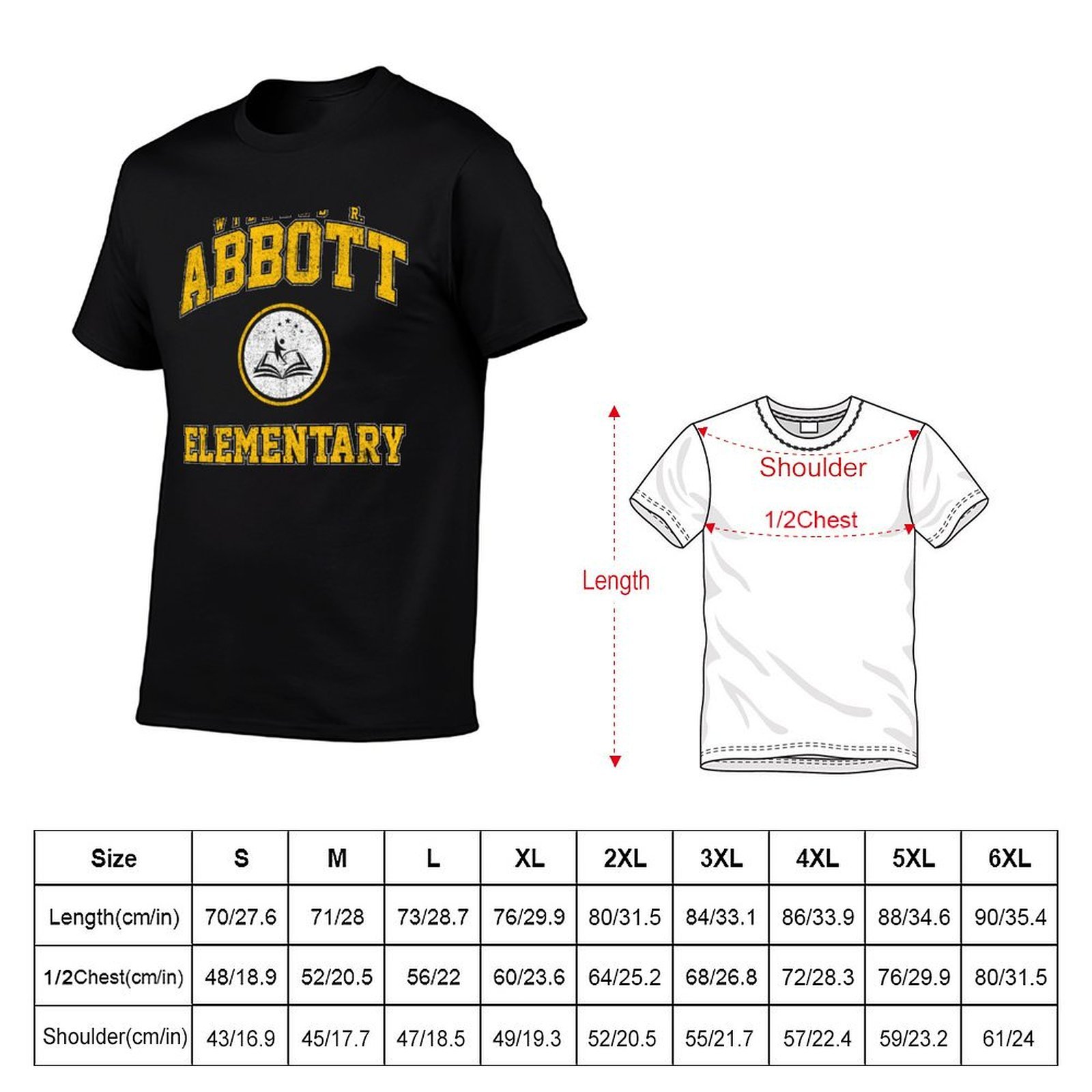 Abbott Elementary T-Shirt blue - Vintage Fashion Archive review and price