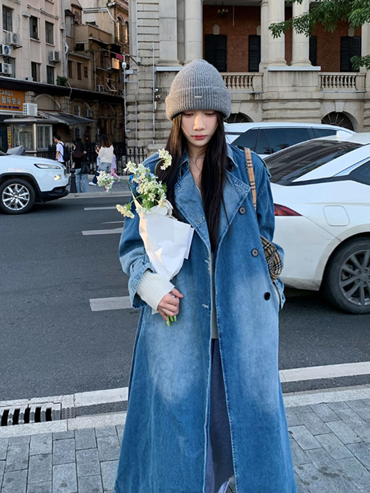 Hong Kong style double breaste - Vintage Trench Coat review and price