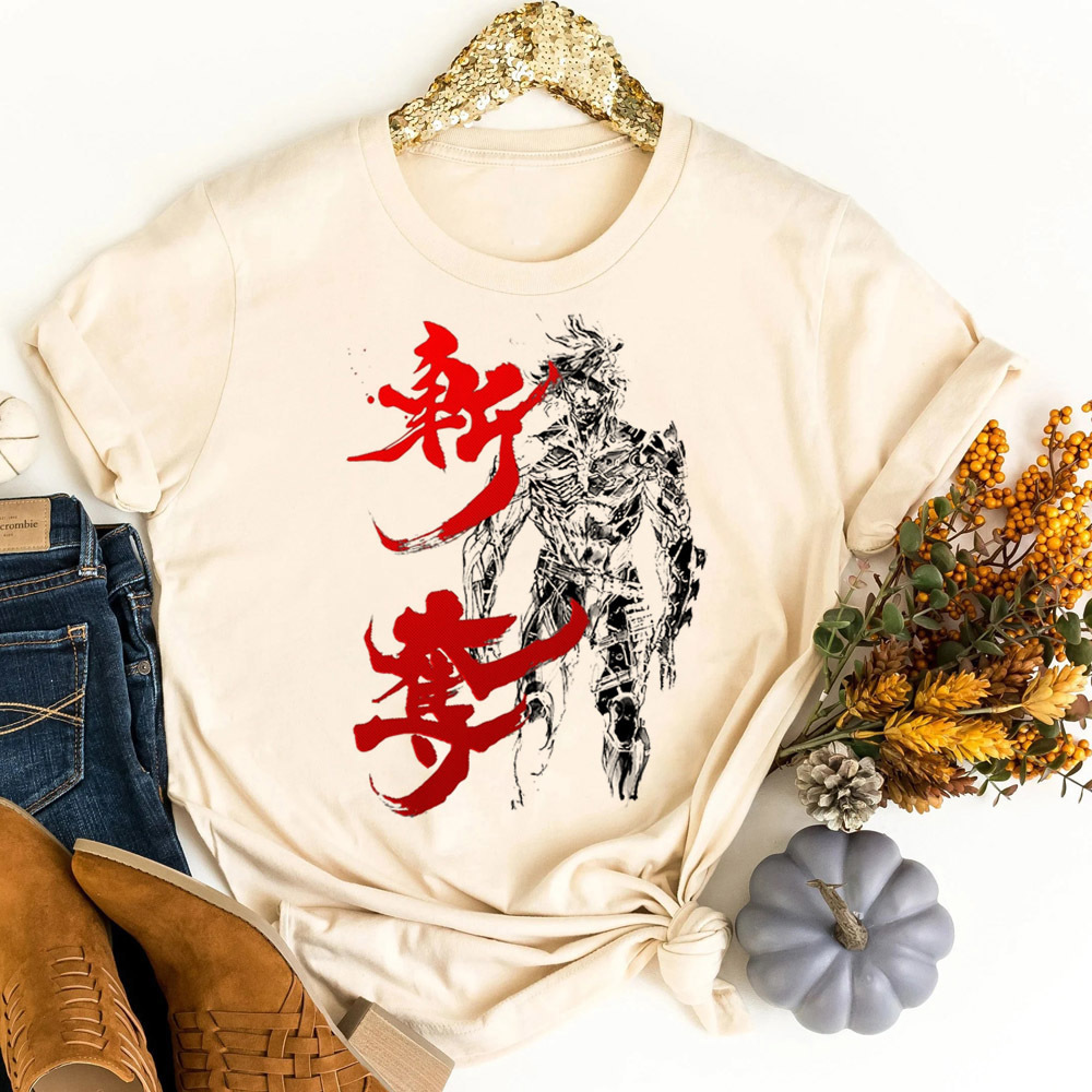 Metal Gear Solid tshirt teen c - Retro Vintage Korean Fashion review and price