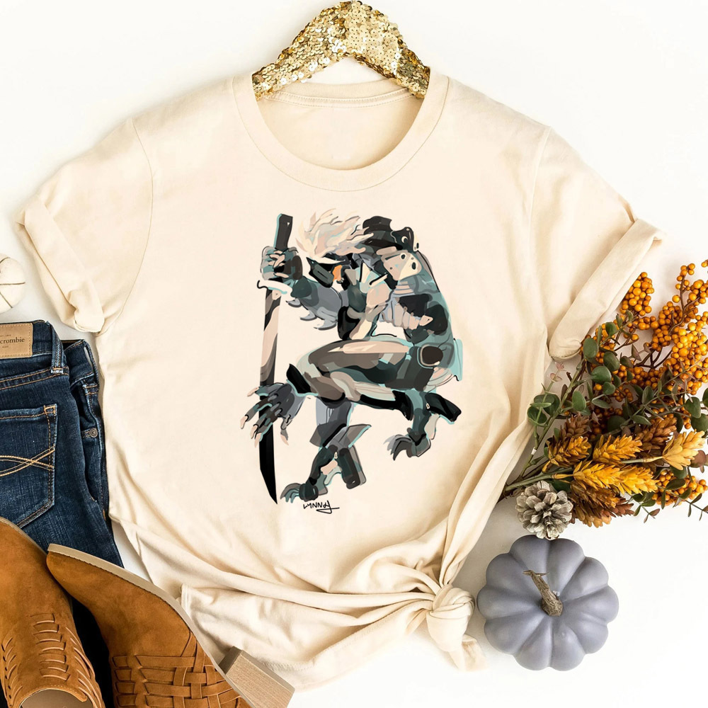 Metal Gear Solid tshirt teen c - Retro Vintage Korean Fashion review and price