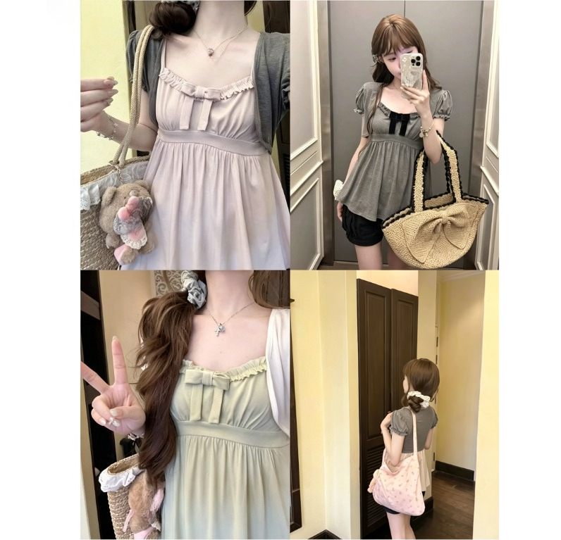 Korean Y2k Kawaii Two Piece To - Retro Vintage Korean Fashion review and price