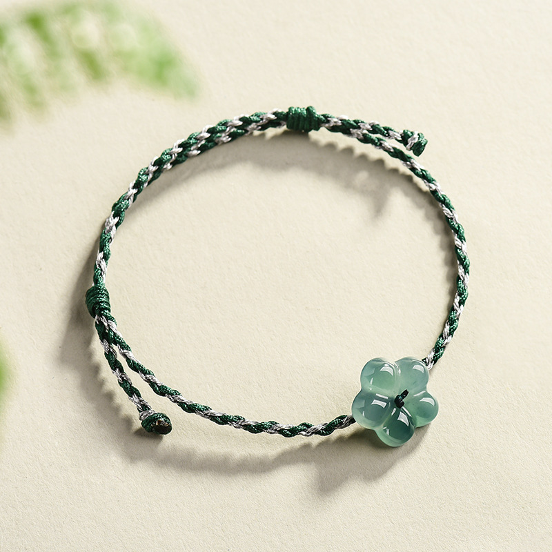 Burmese Jadeite Flower Bracele - Vintage Fashion Accessories review and price