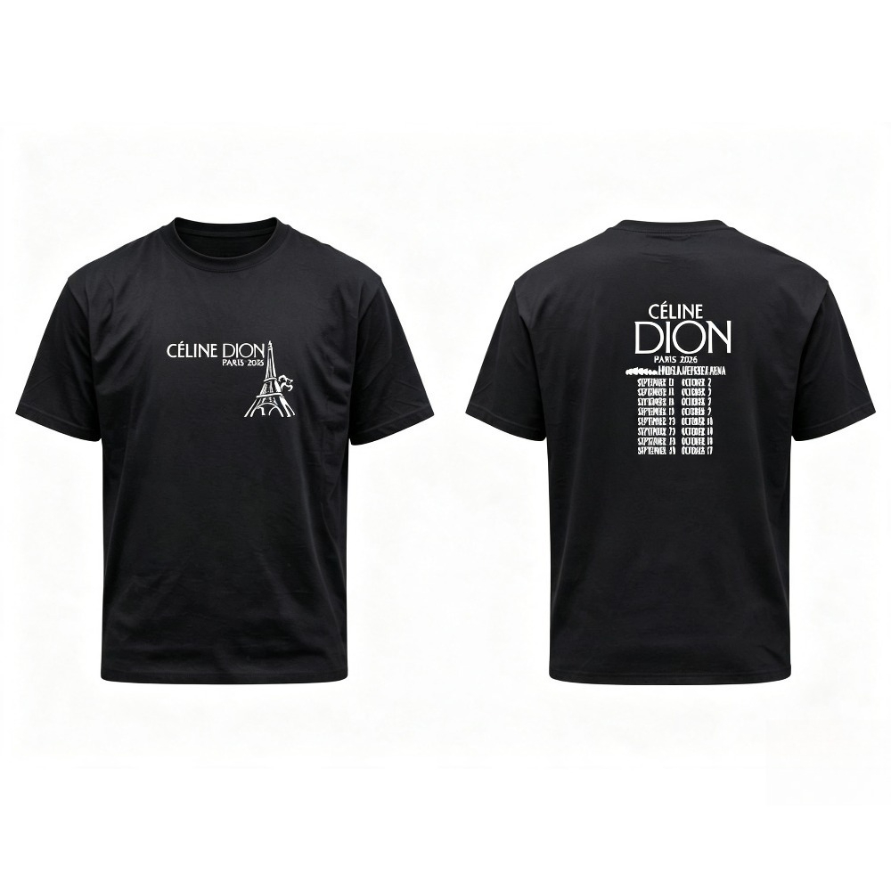 Celine Dion Paris 2026 Tour T- - Vintage Fashion Paris review and price