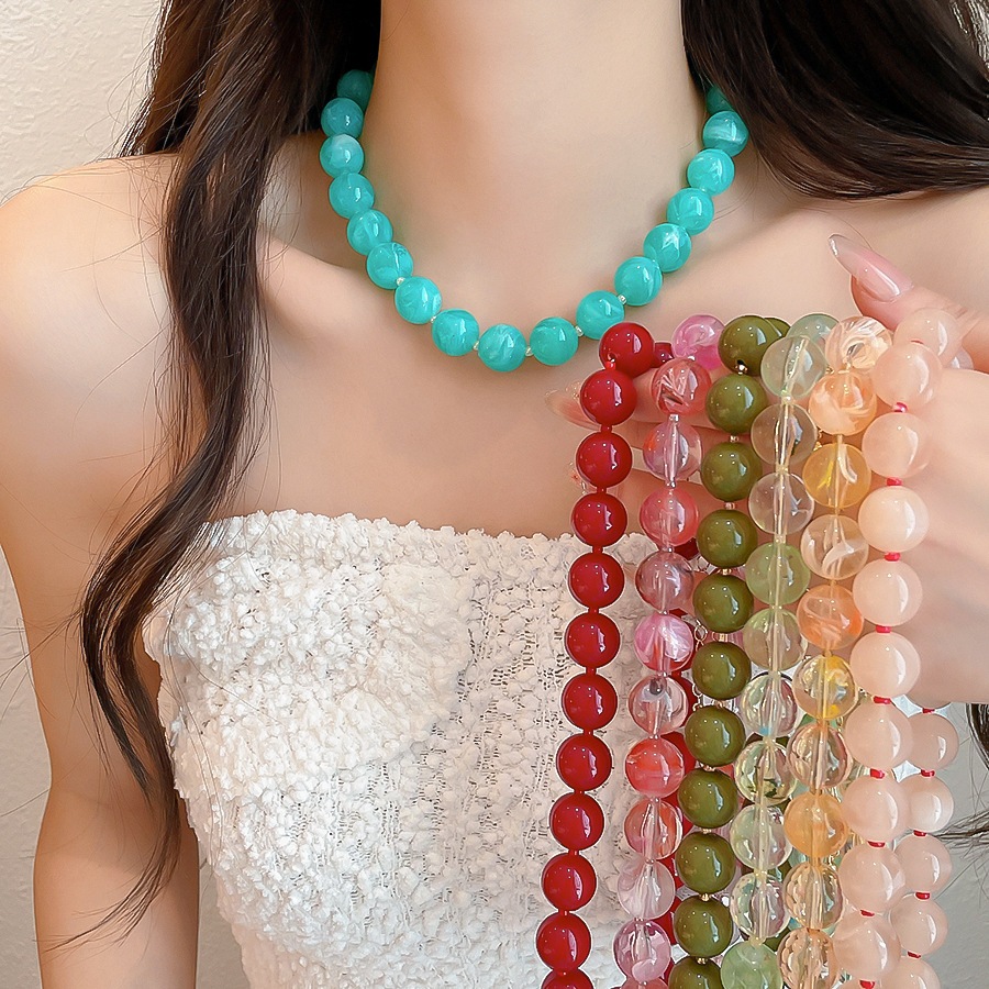 Solid Color Round Resin Beaded - Vintage Fashion Coloring Pages review and price