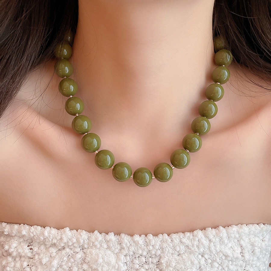 Solid Color Round Resin Beaded - Vintage Fashion Coloring Pages review and price