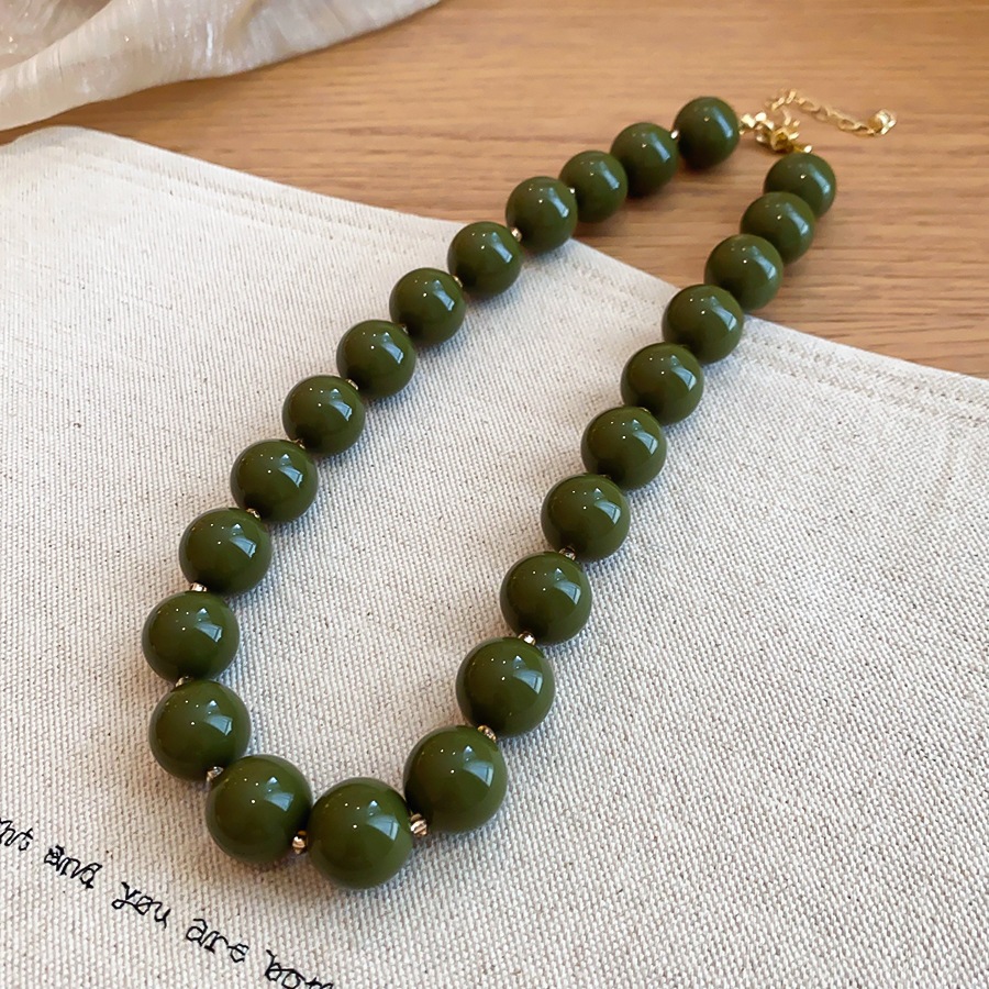 Solid Color Round Resin Beaded - Vintage Fashion Coloring Pages review and price