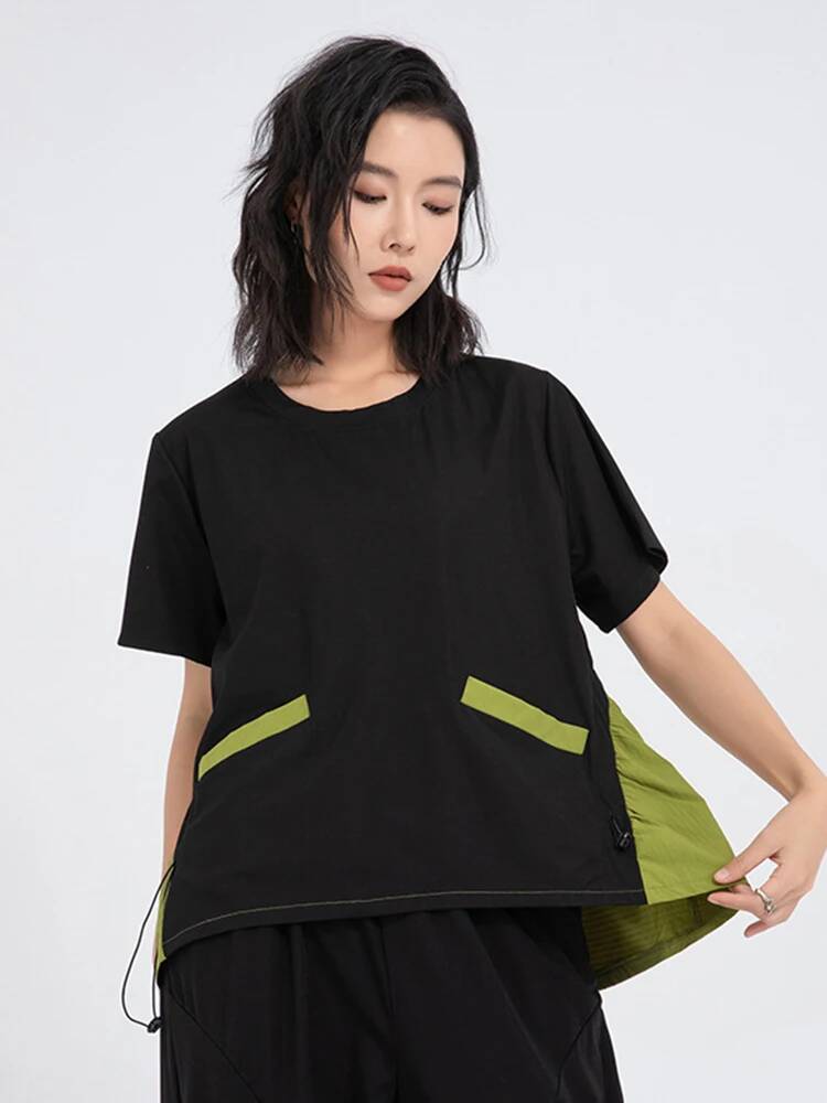Green Color-block Women Back L - Vintage Fashion Build review and price