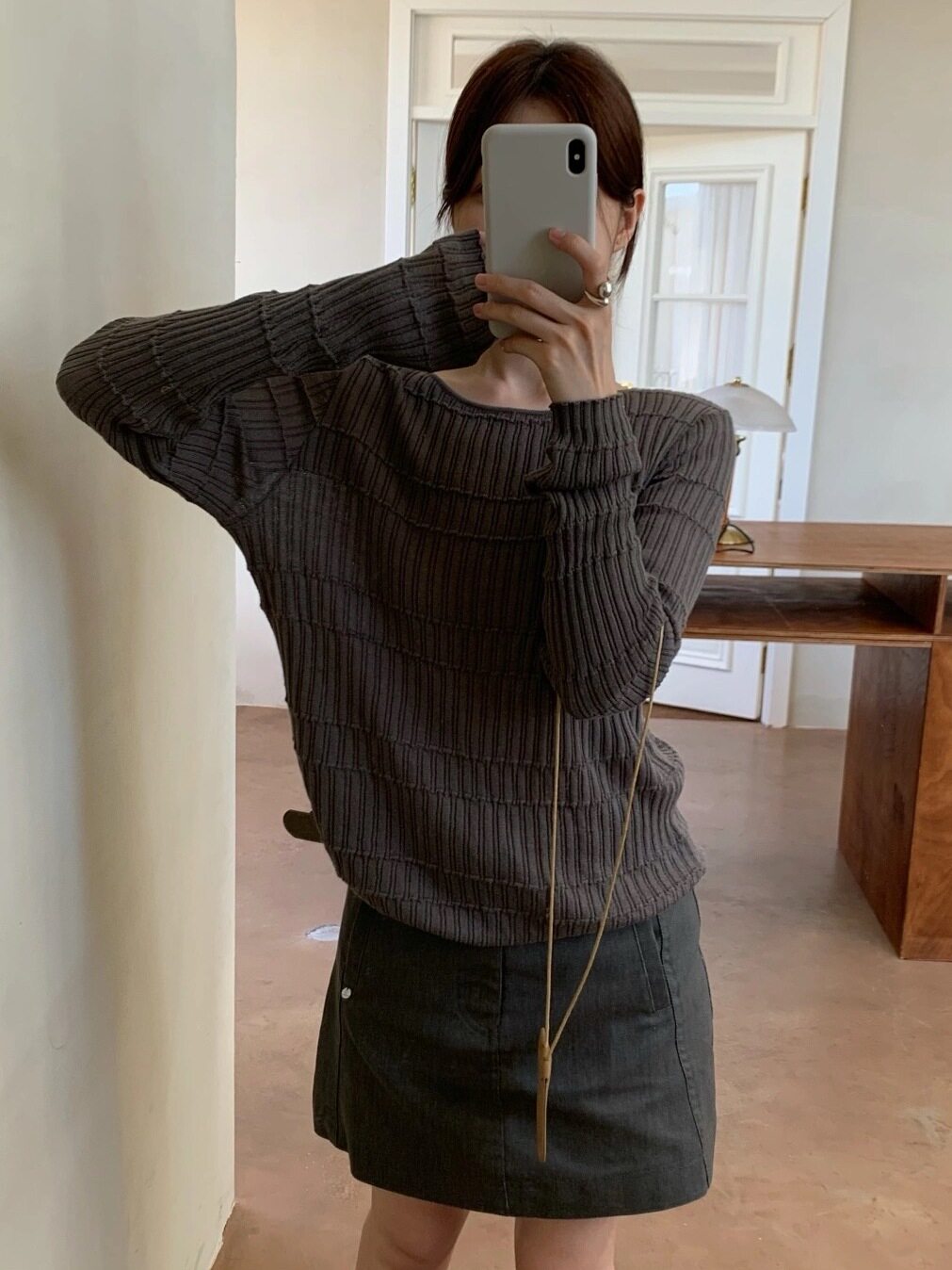 Autumn Office Lady French Vint - Retro Vintage Korean Fashion review and price